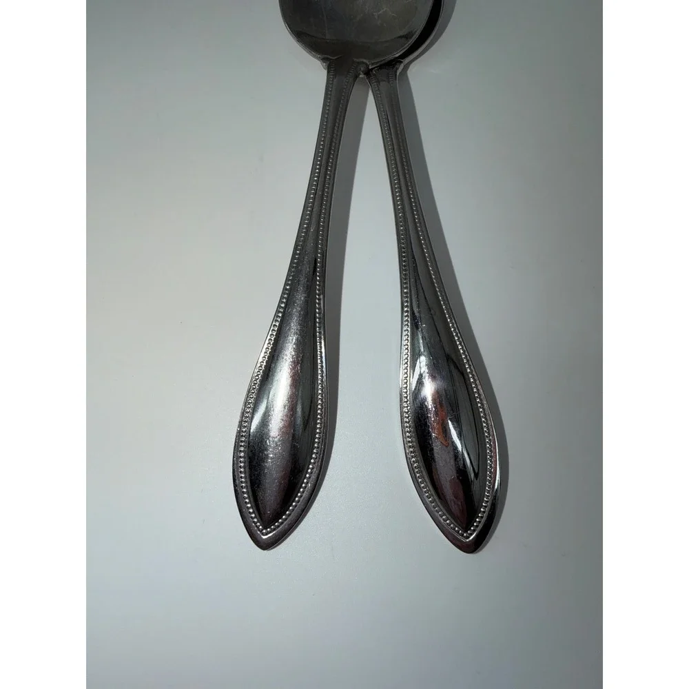 Oneida Arbor American Harmony‎ Stainless Steel Spoons Set of 3 Beaded Flatware